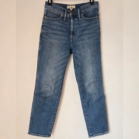 Madewell Stovepipe Jeans Sz 27P - Picture 2 of 5